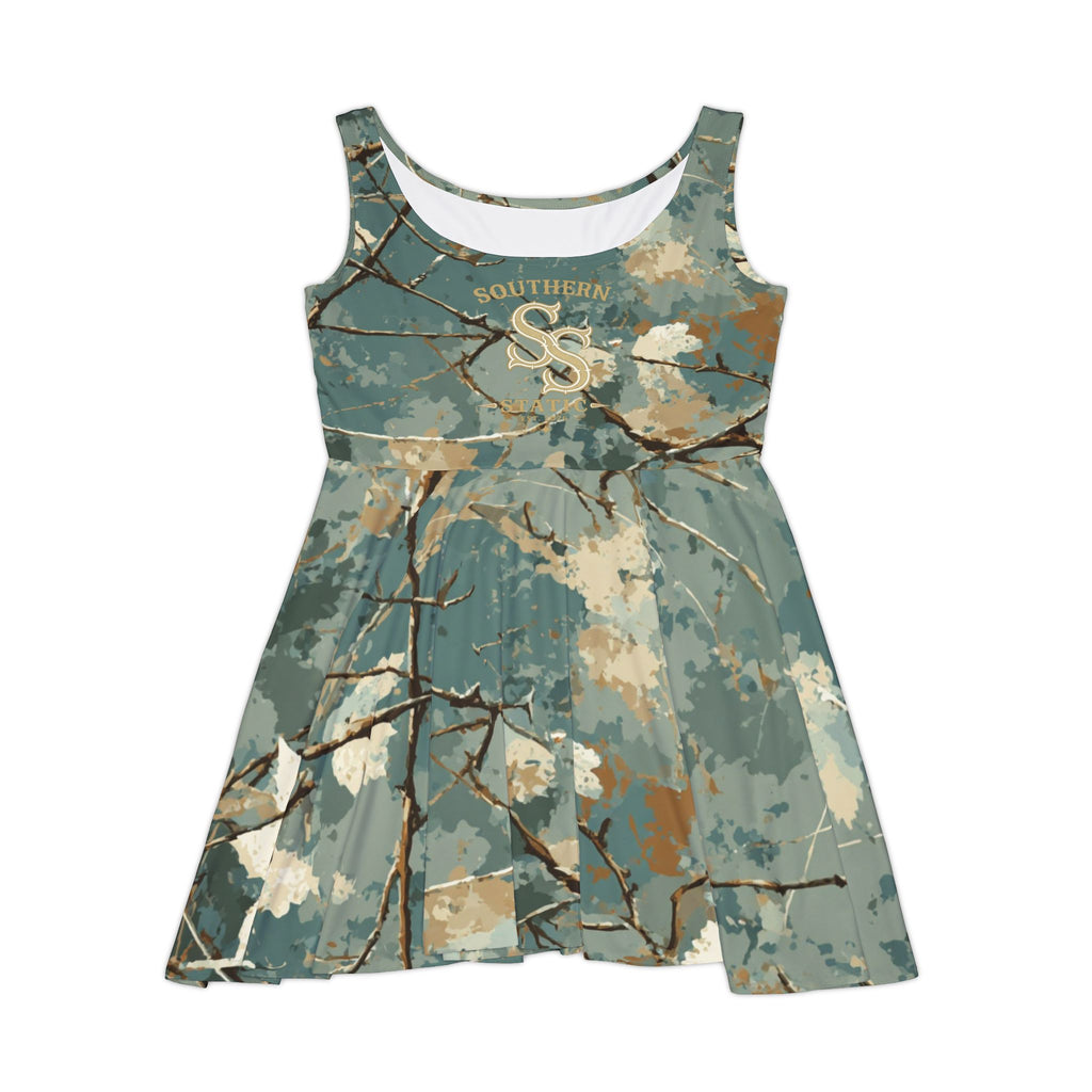 Camo Floral Skater Dress — Southern SS Logo All-Over Print