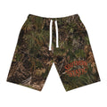 Camo Athletic Long Shorts — Southern Static Logo All-Over Print