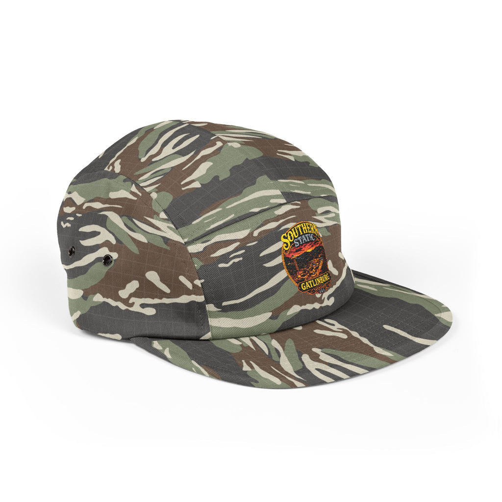 Southern State Gatlinburg Embroidered 5-Panel Cap | Khaki