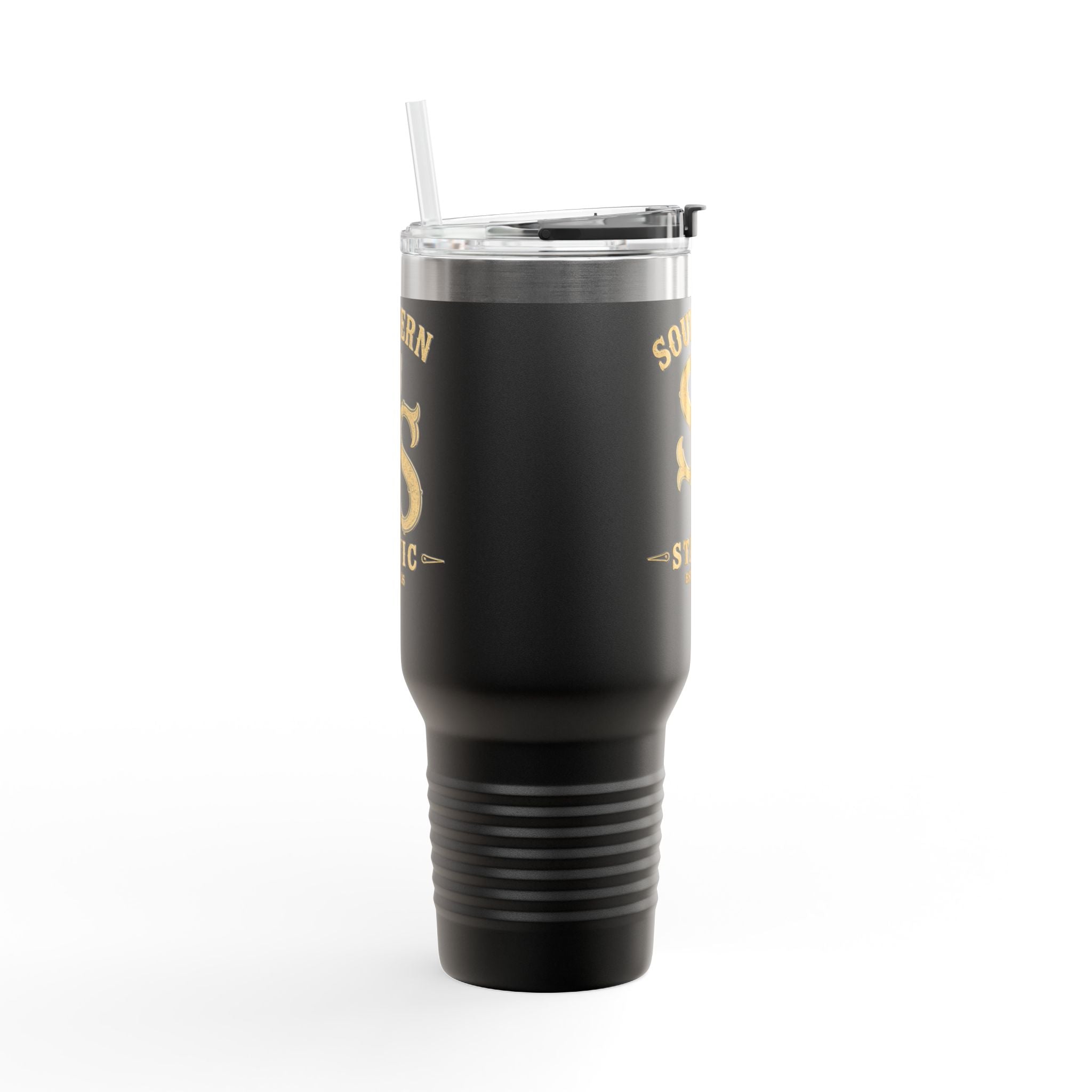 40oz Insulated Travel Mug — Southern Static Logo Stainless Tumbler