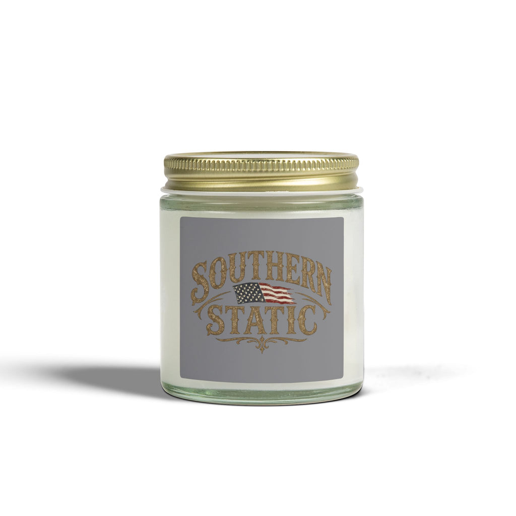 Southern Static flag label Candle | Coconut Apricot Wax 4oz 9oz