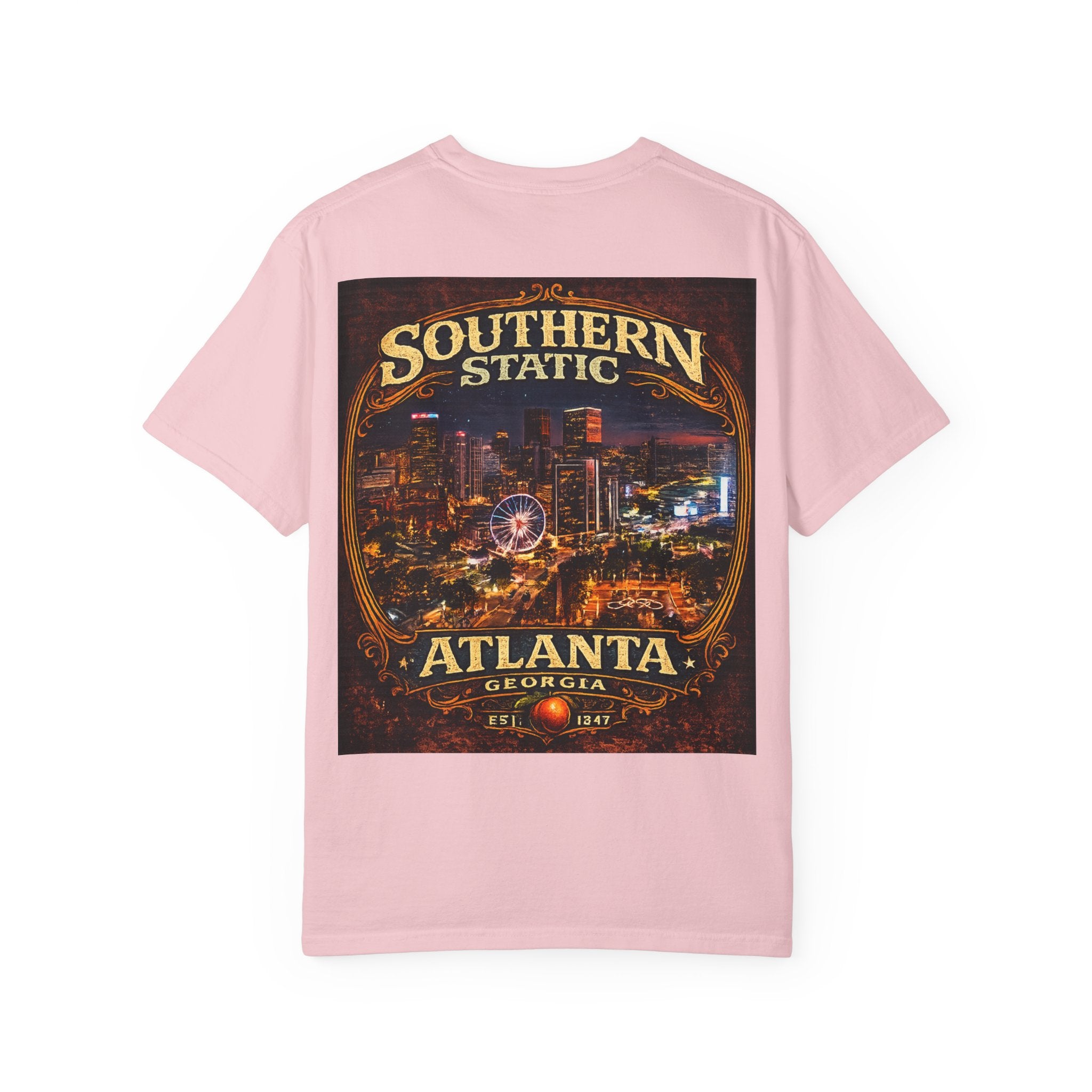Atlanta Nightscape T-Shirt — Southern Static Vintage Cityscape Tee