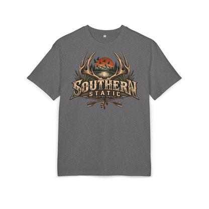 Southern Static Graphic Tee — Vintage Hunting Antlers Shirt