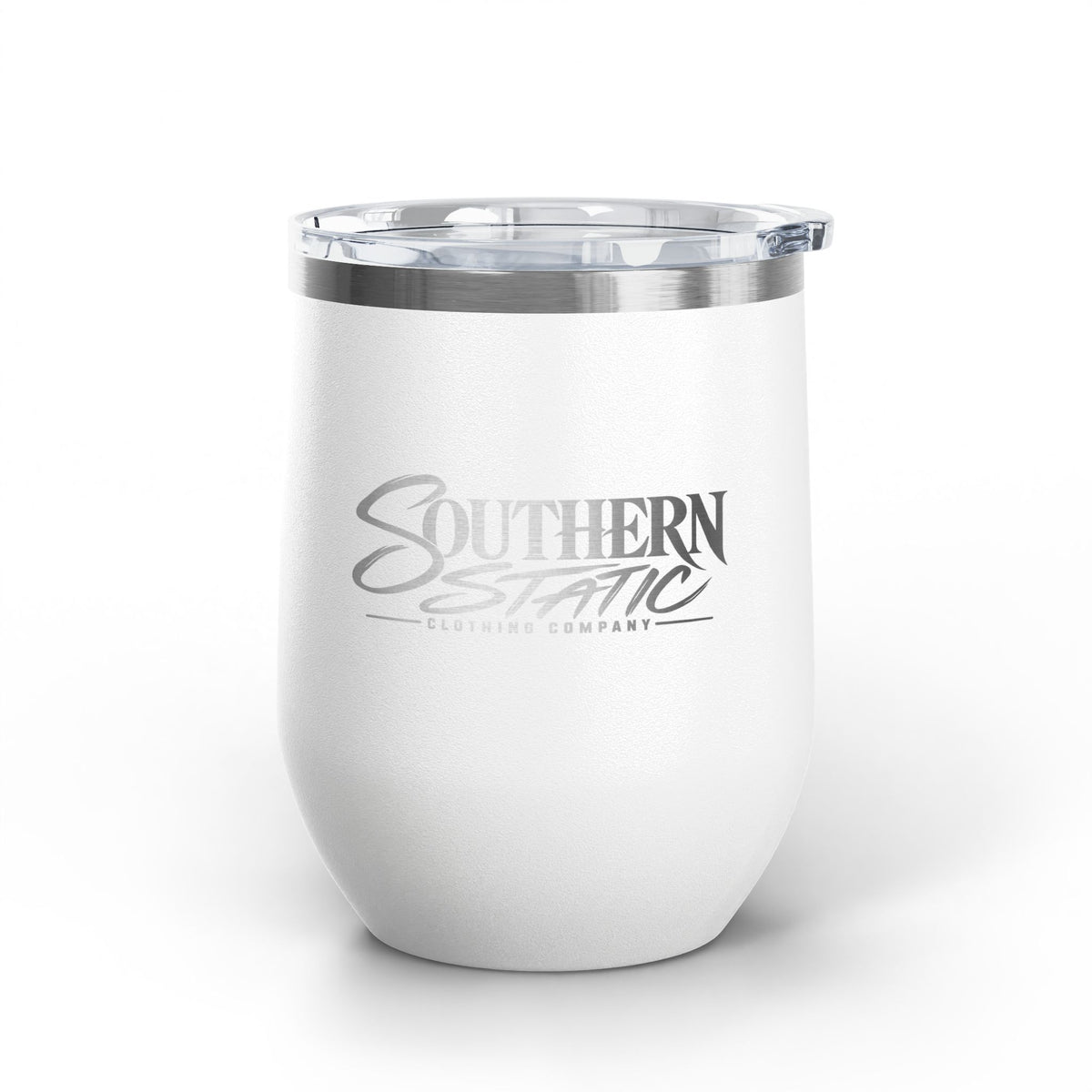 Southern Static 12oz Wine Tumbler - Insulated Stainless Steel Travel Cup