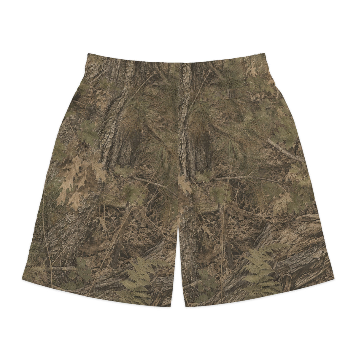 Camo Jogger Shorts — Southern Static Orange Logo