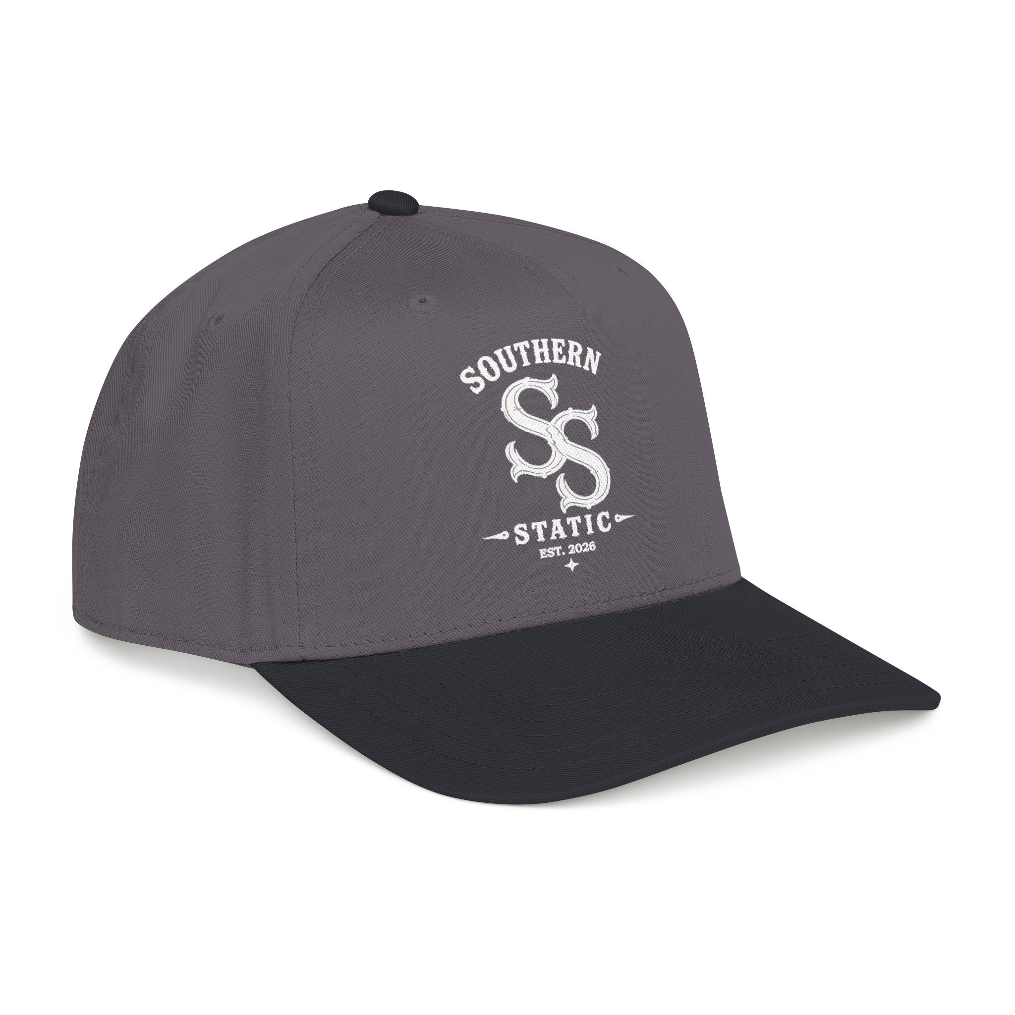 Southern Static SS Baseball Cap — Vintage Monogram Trucker Hat