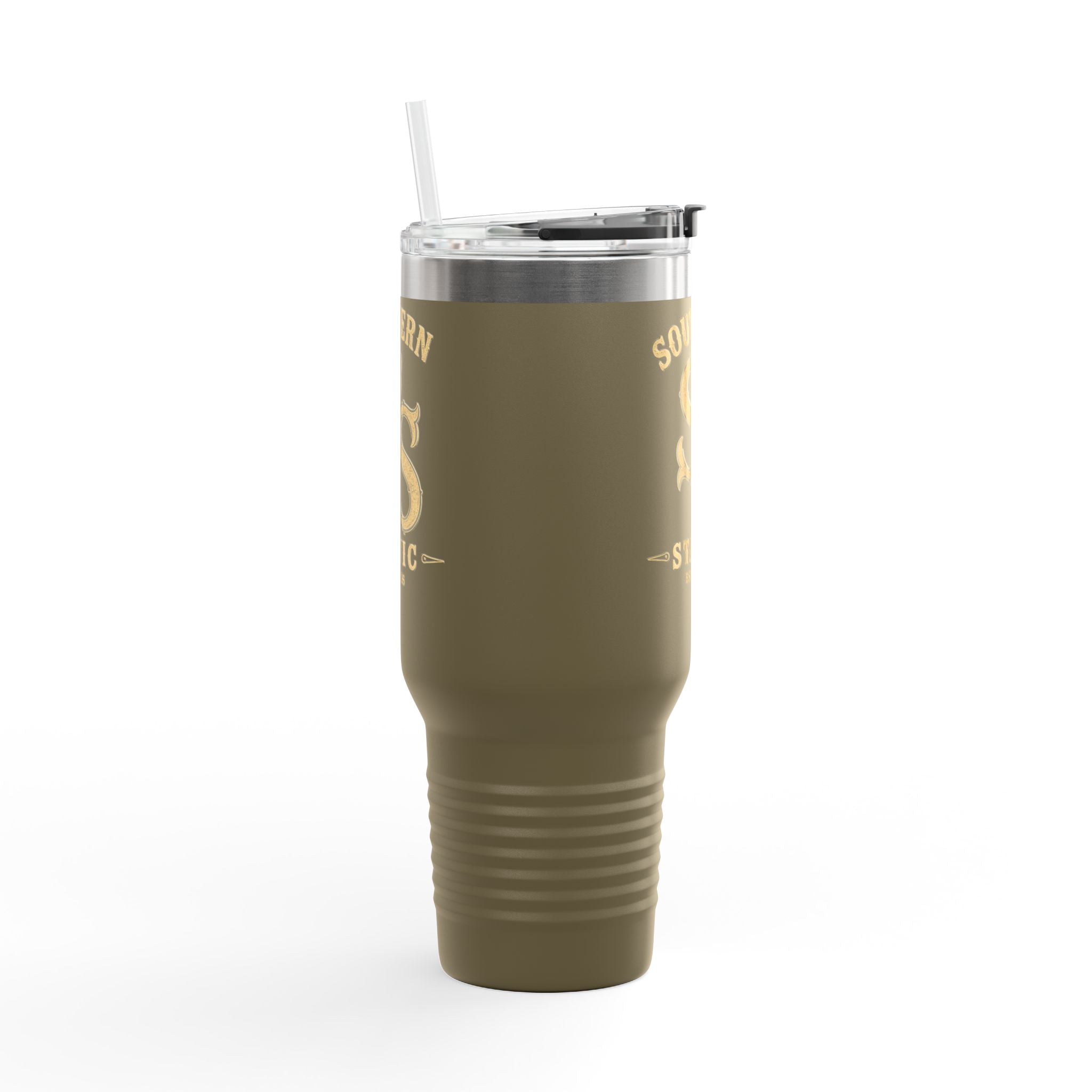 40oz Insulated Travel Mug — Southern Static Logo Stainless Tumbler