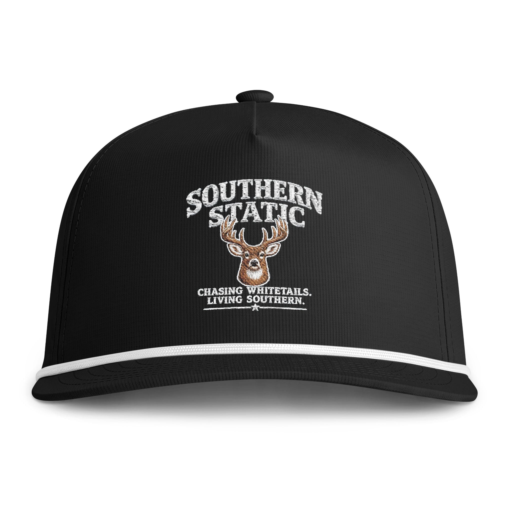 Southern State Deer Rope Cap — Vintage Hunting Snapback Hat