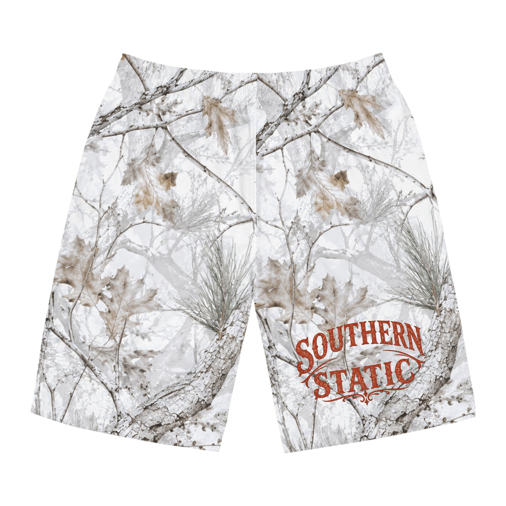 Southern Static Logo Board Shorts — Men’s Quick-Dry Beach Trunks