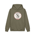 Southern Static Logo Hoodie — Vintage Circle Emblem Pullover