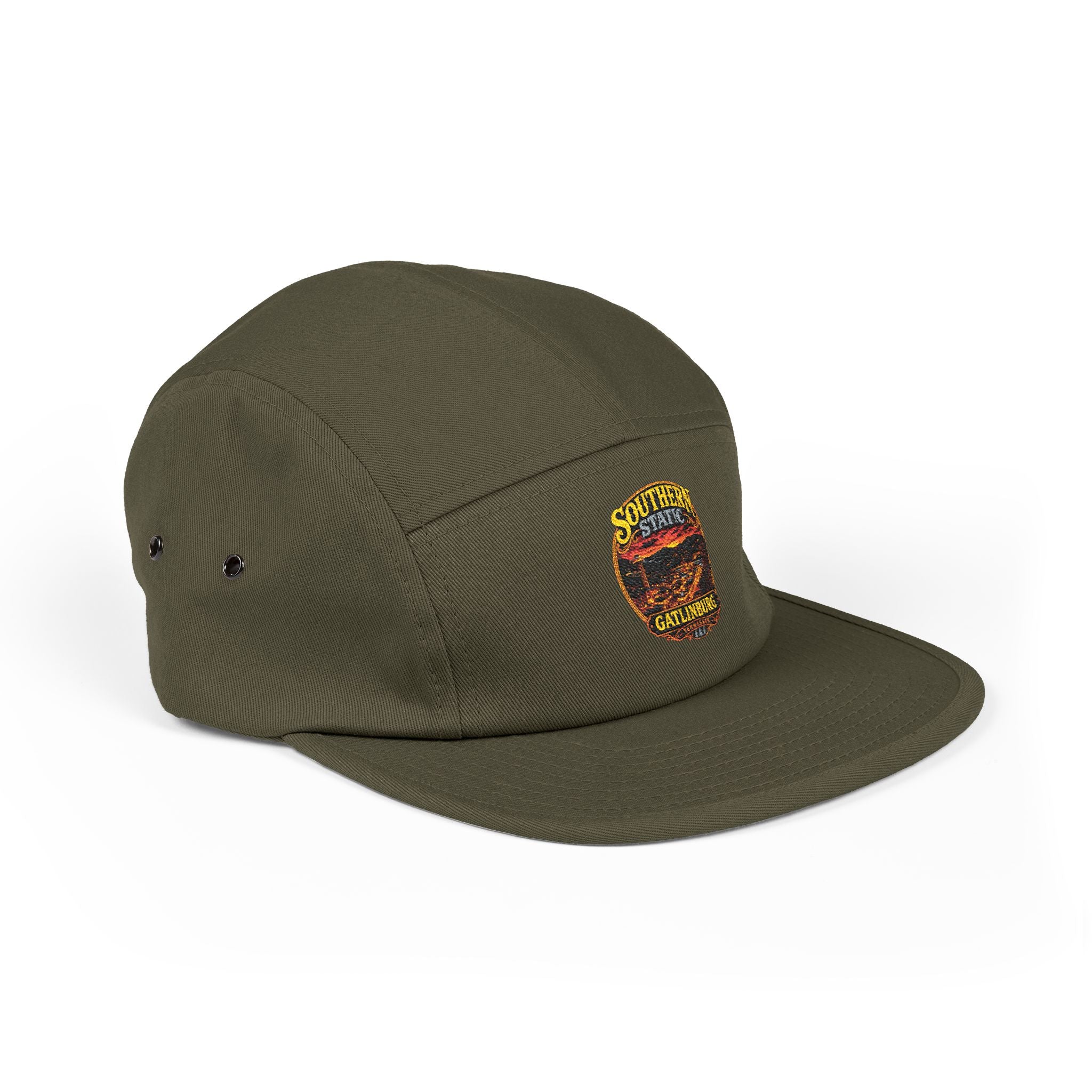 Southern State Gatlinburg Embroidered 5-Panel Cap | Khaki