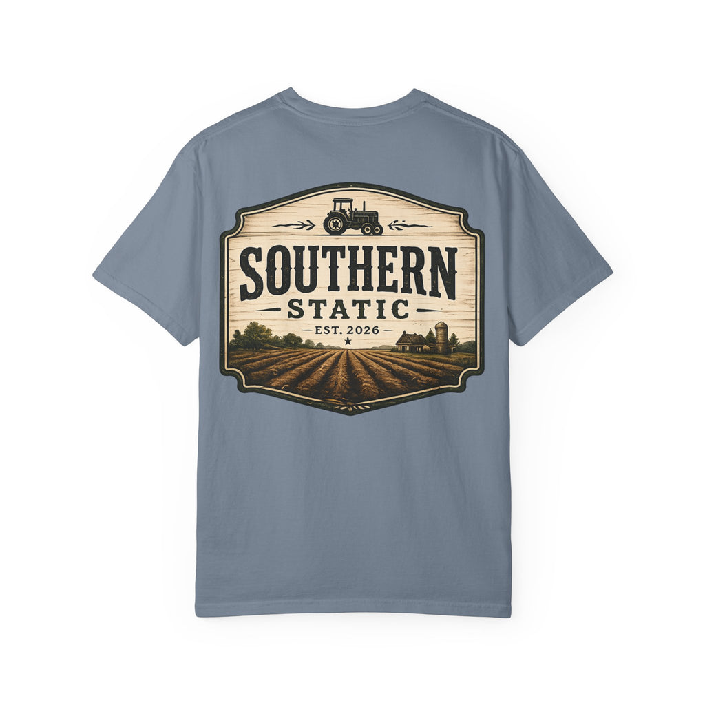 Southern Static T-Shirt — Vintage Farm Tractor Graphic