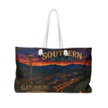 Gatlinburg Tennessee Skyline Weekender Bag | Southern Static Scenic Travel Tote