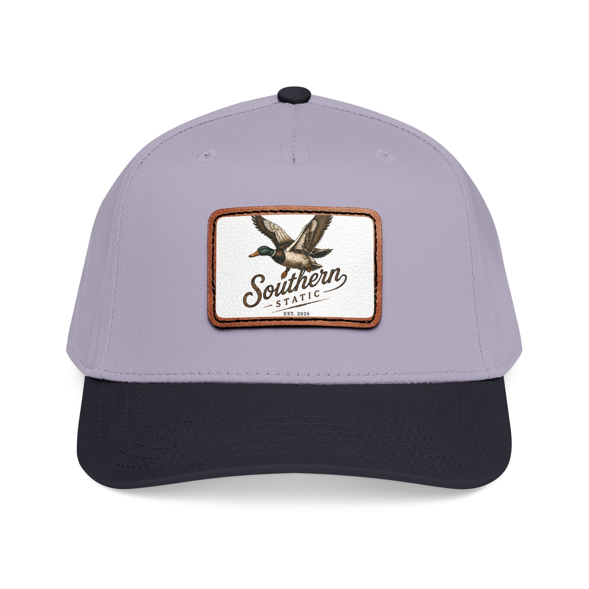 Leather Patch Dog Baseball Cap — Southern Tracker Mid-Profile Hat