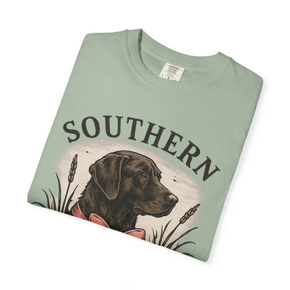 Southern Static Labrador Graphic T-Shirt — Vintage Dog Tee