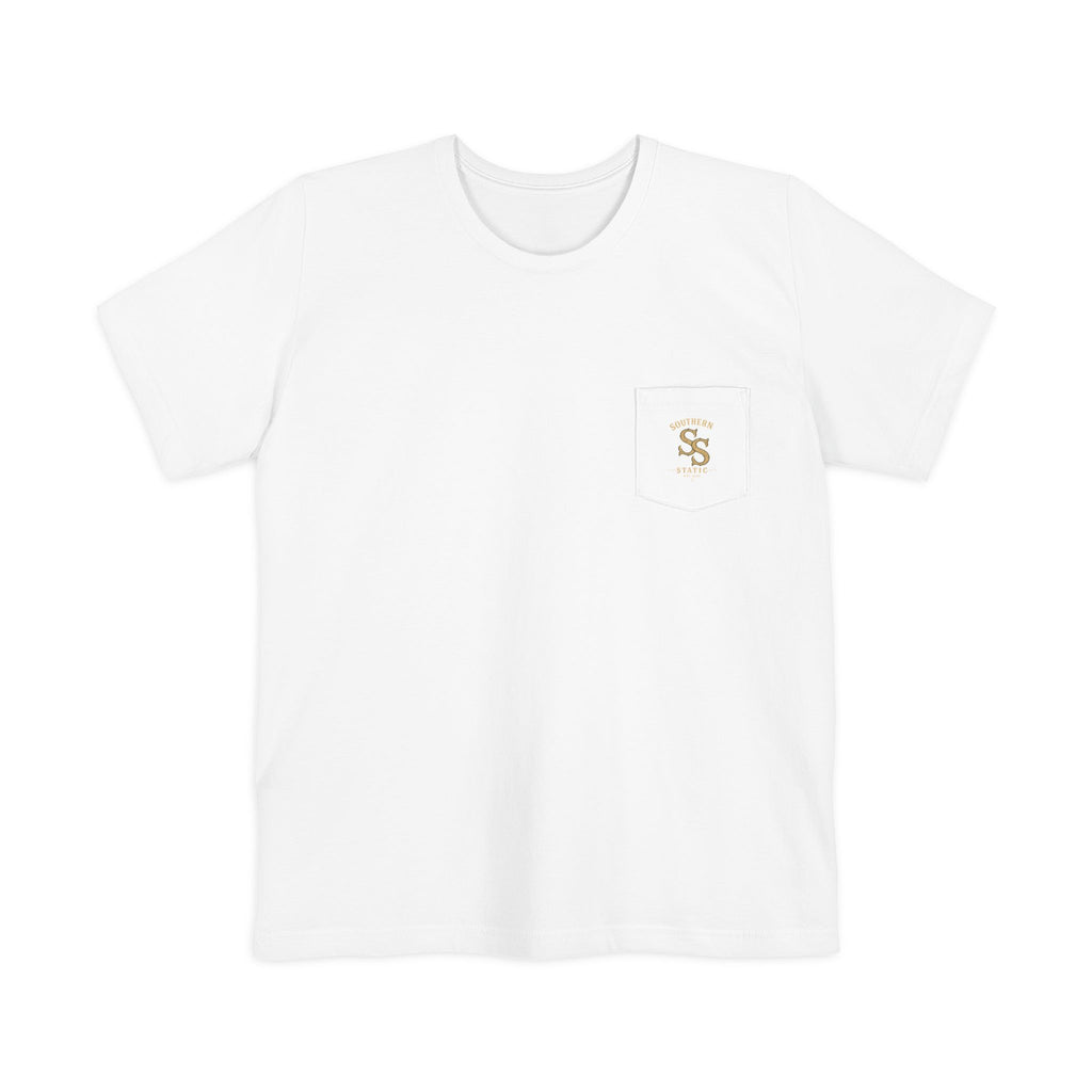Southern Static Maury Pocket T-Shirt — Nashville Night Skyline Tee