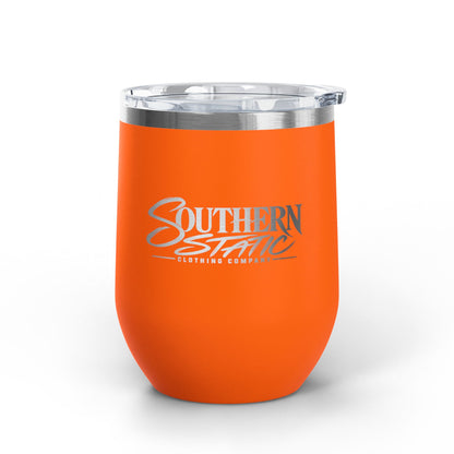 Southern Static 12oz Wine Tumbler - Insulated Stainless Steel Travel Cup