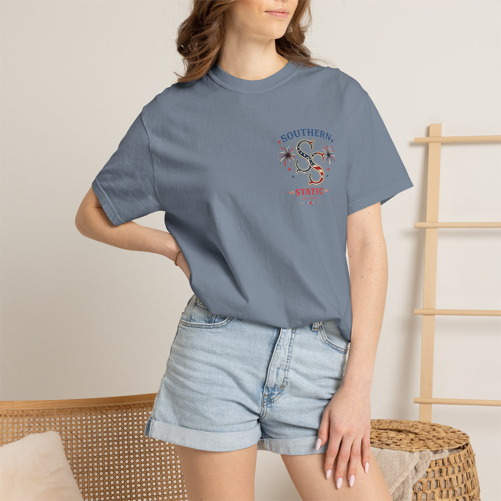 Women’s Southern Static Patriotic T-Shirt