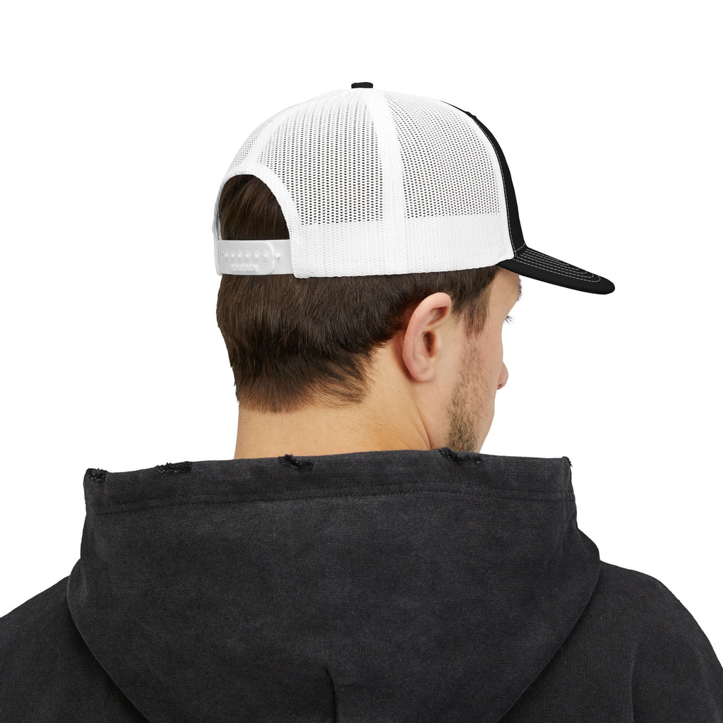 Southern Static Snapback Cap | Trucker Hat, Embroidered Logo, Retro Country