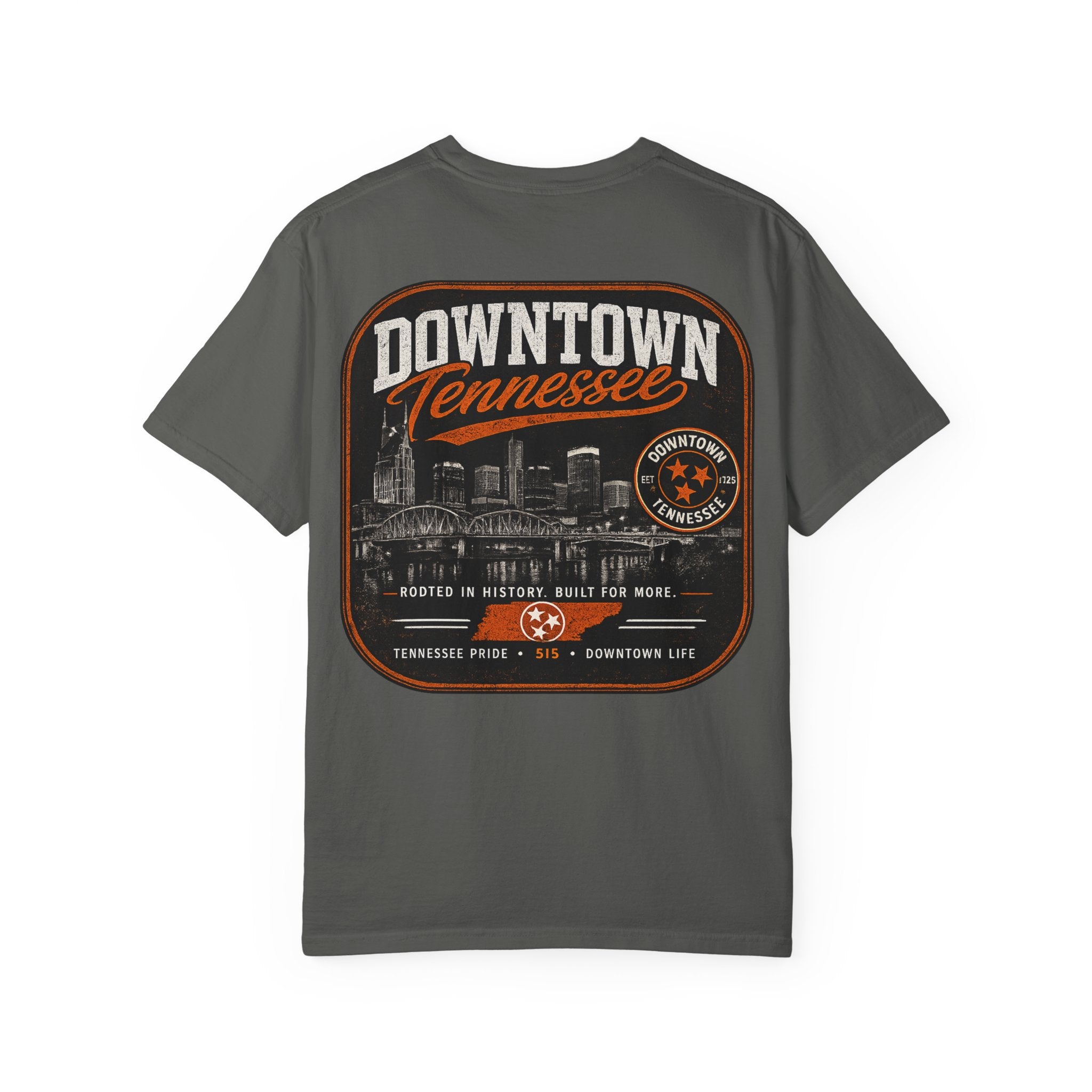 Downtown Tennessee Graphic T‑Shirt — Southern Static Chest Logo