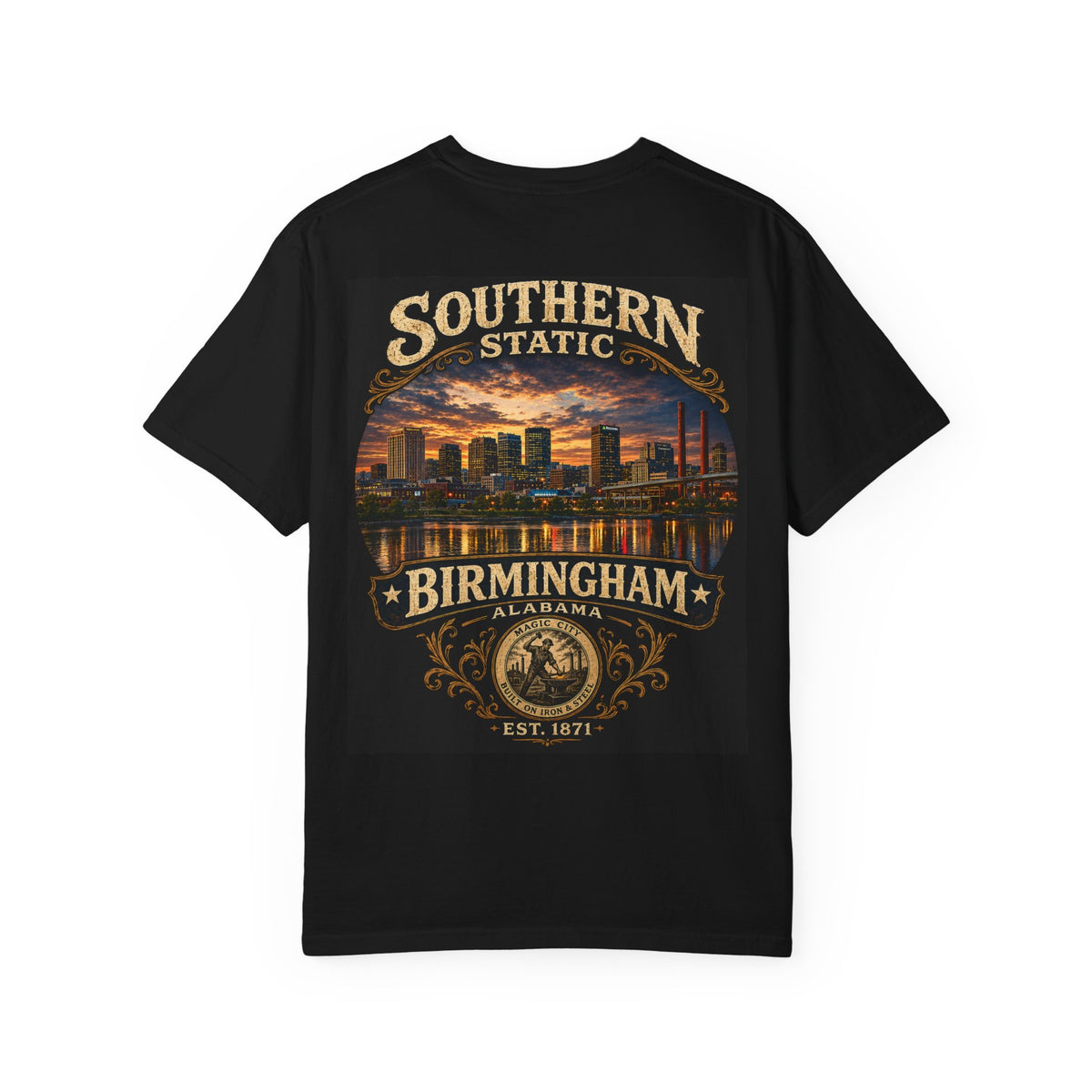 Southern Static Birmingham Skyline T-Shirt