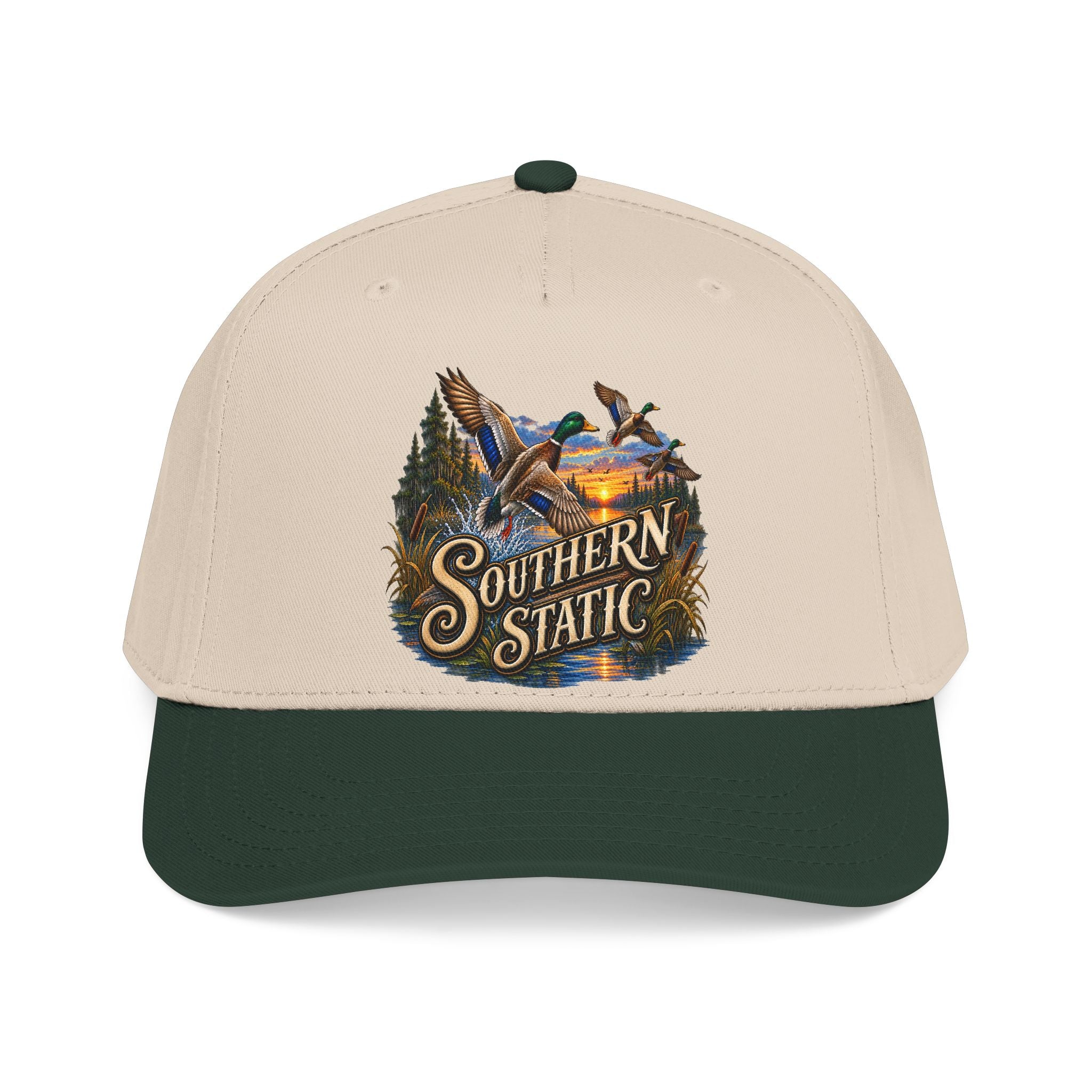 Southern Static Duck Hunting Baseball Cap