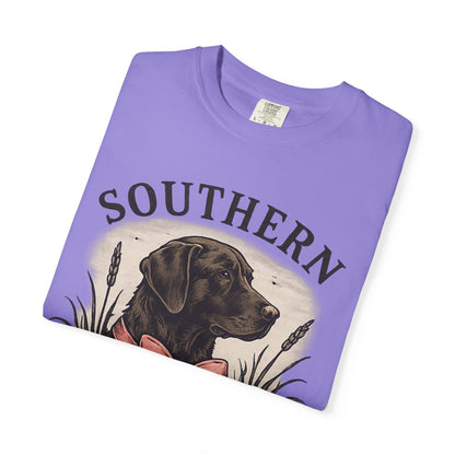 Southern Static Labrador Graphic T-Shirt — Vintage Dog Tee