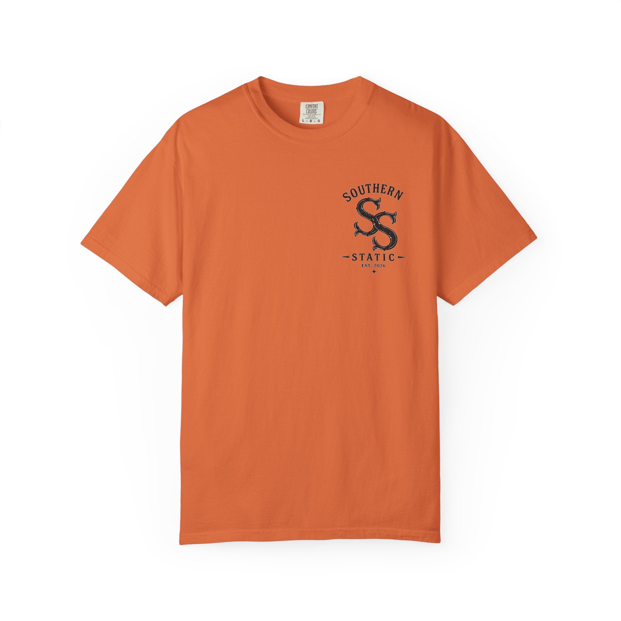 Southern Static Vintage Shield T‑Shirt — 'Southern Static' Logo Tee