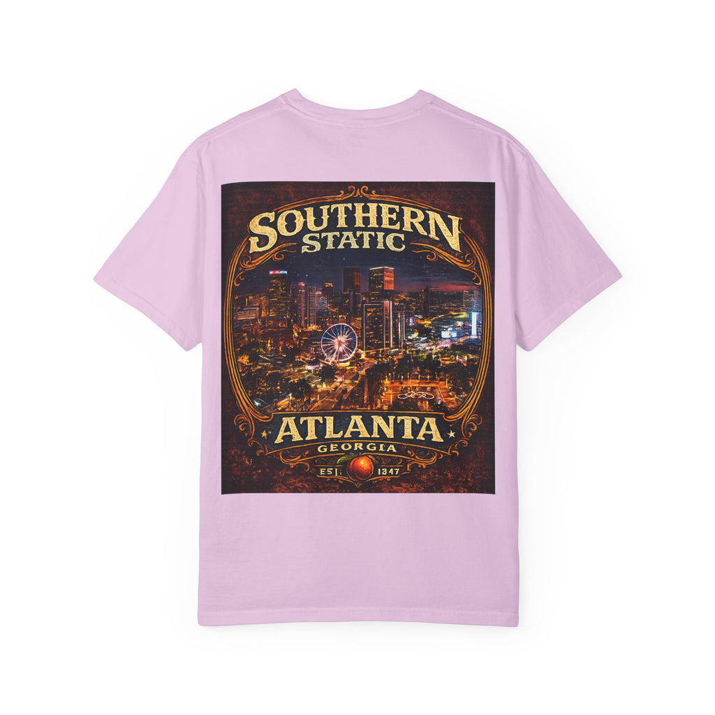 Atlanta Nightscape T-Shirt — Southern Static Vintage Cityscape Tee