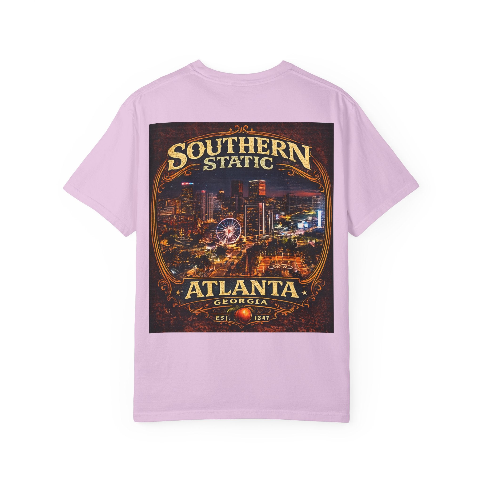Atlanta Nightscape T-Shirt — Southern Static Vintage Cityscape Tee