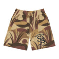 Camo Nature Print Jogger Shorts — Desert Woodland All-Over Men’s Shorts