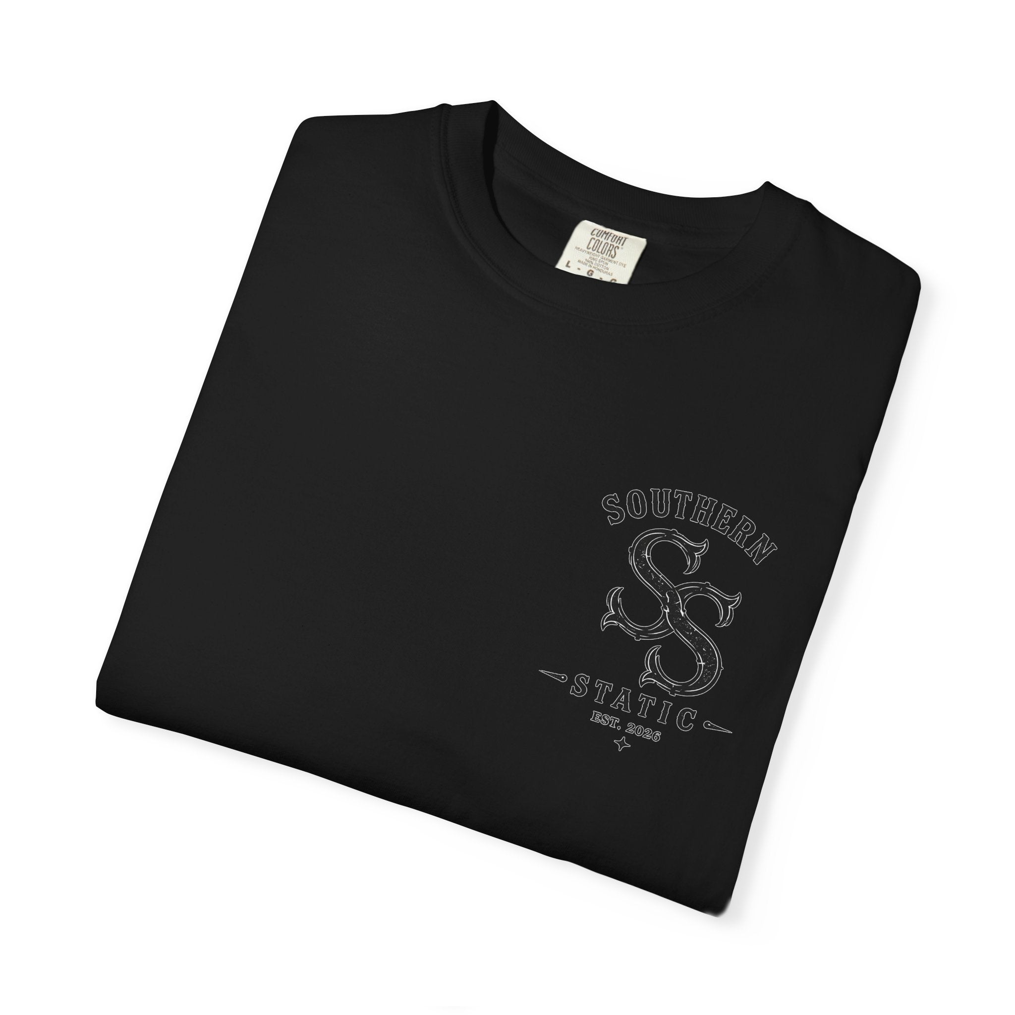 Southern Static Fishing T-Shirt — Rustic Anchor Logo Tee