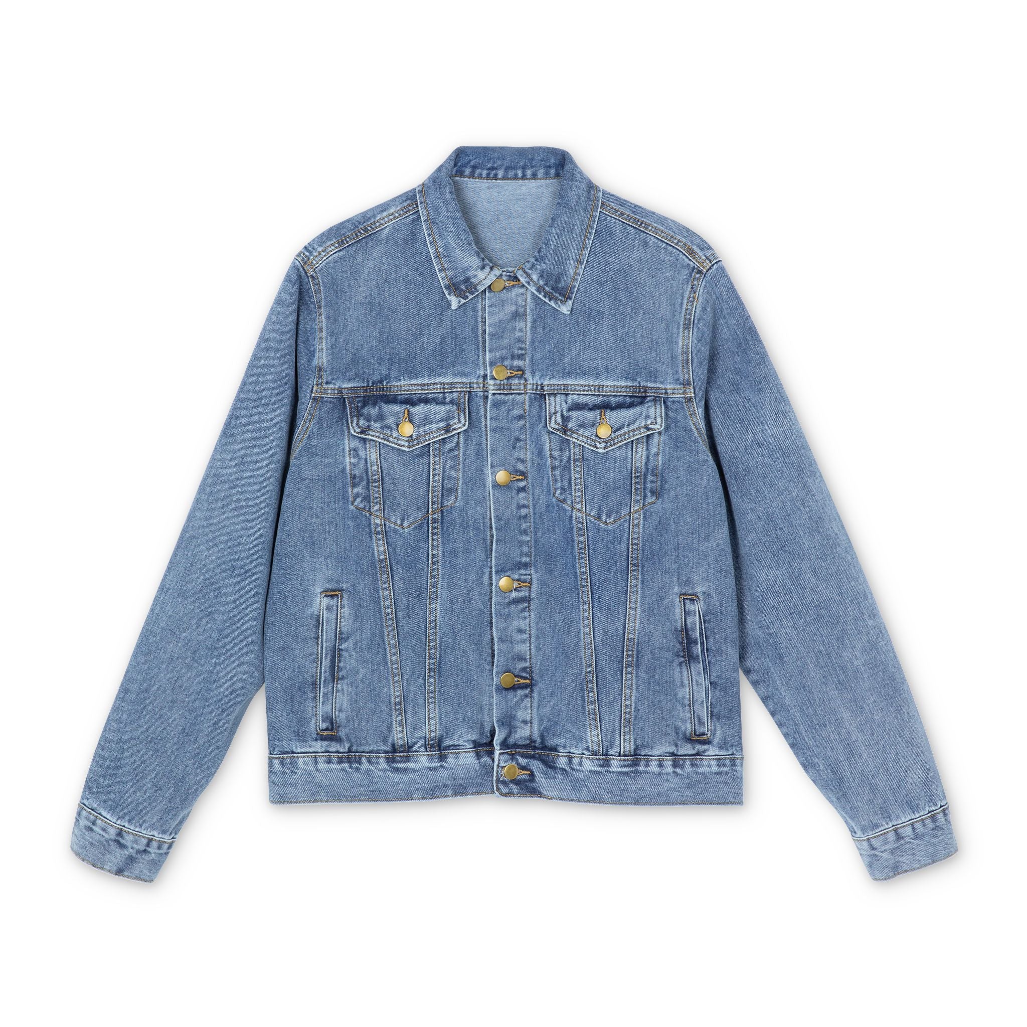 Memphis Vintage Badge denim jacket | Blues City skyline graphic