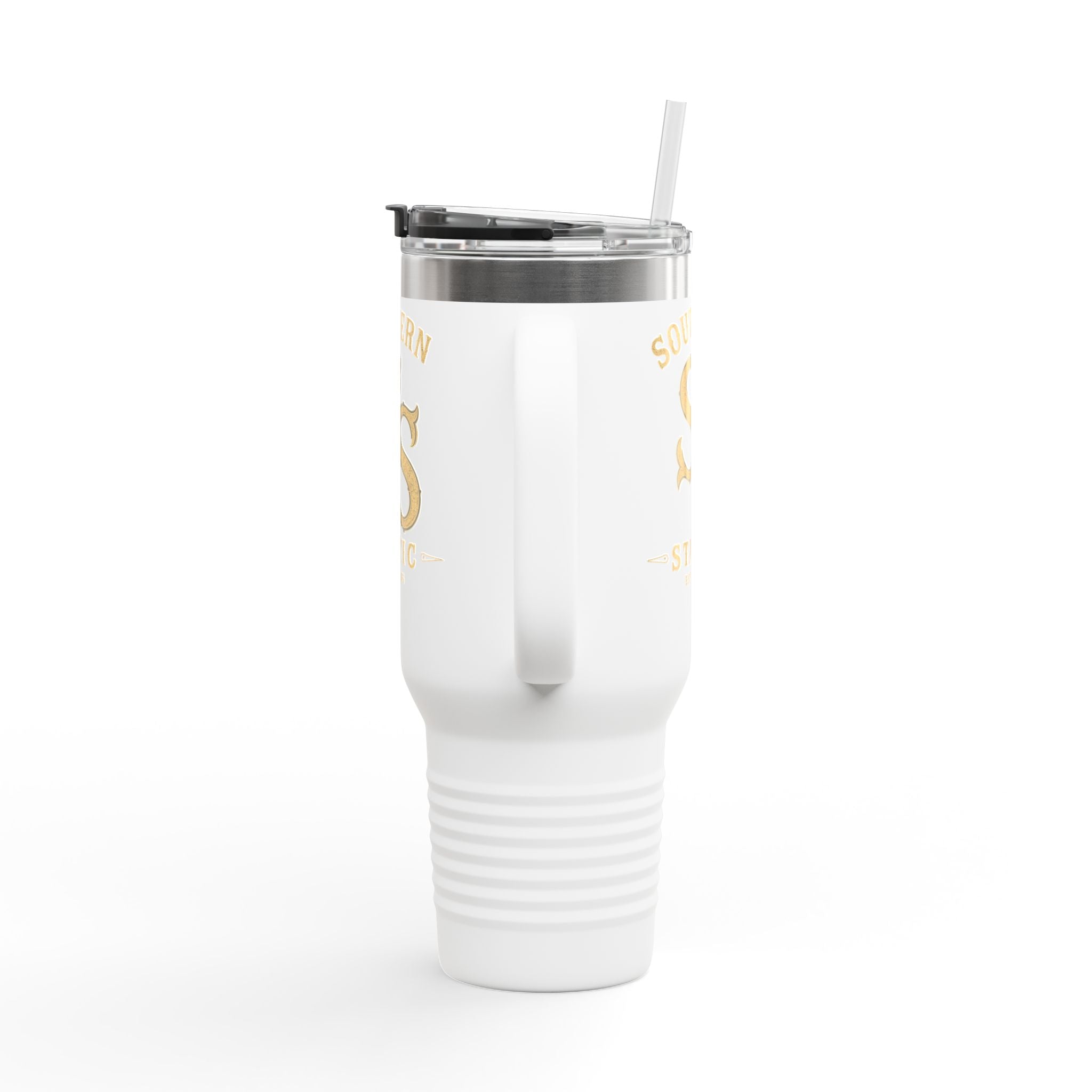 40oz Insulated Travel Mug — Southern Static Logo Stainless Tumbler