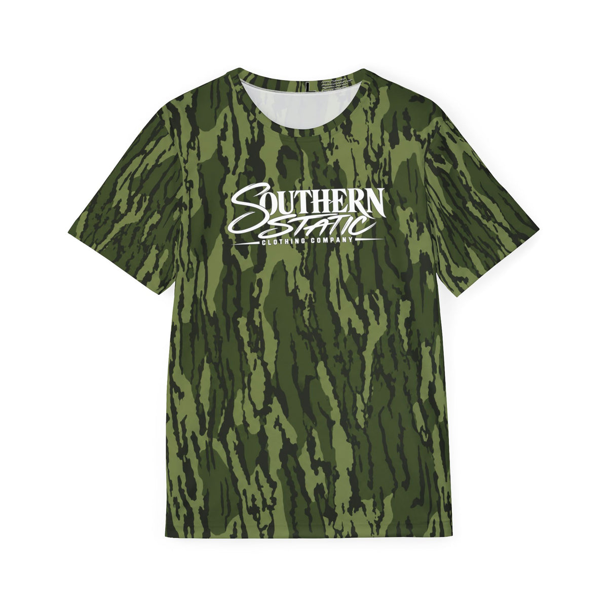 Southern Static Camo Sports Jersey — Men's All-Over Print Athletic Tee