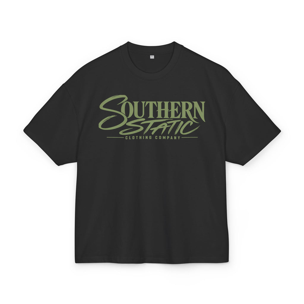 Southern Static Logo T‑Shirt — Vintage Script Graphic Tee