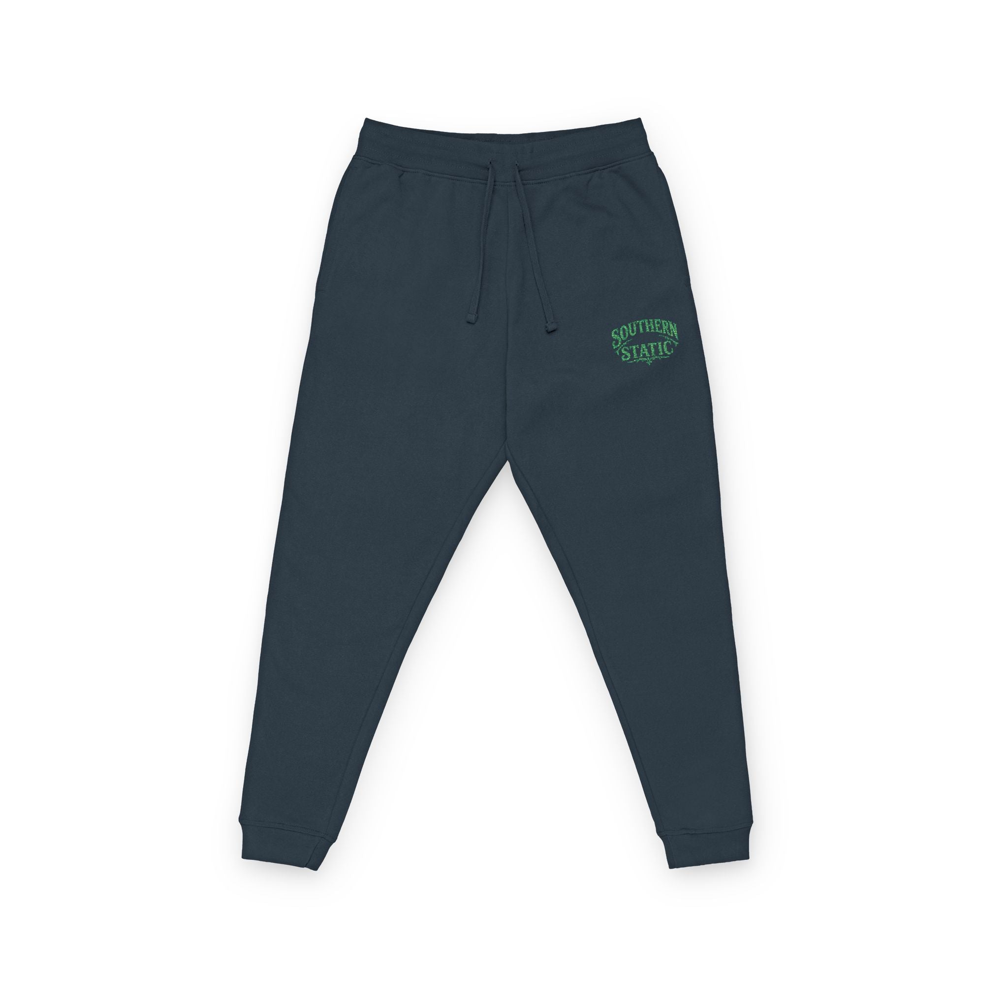 Green Camo Paw Print Jogger | Embroidered Jogger