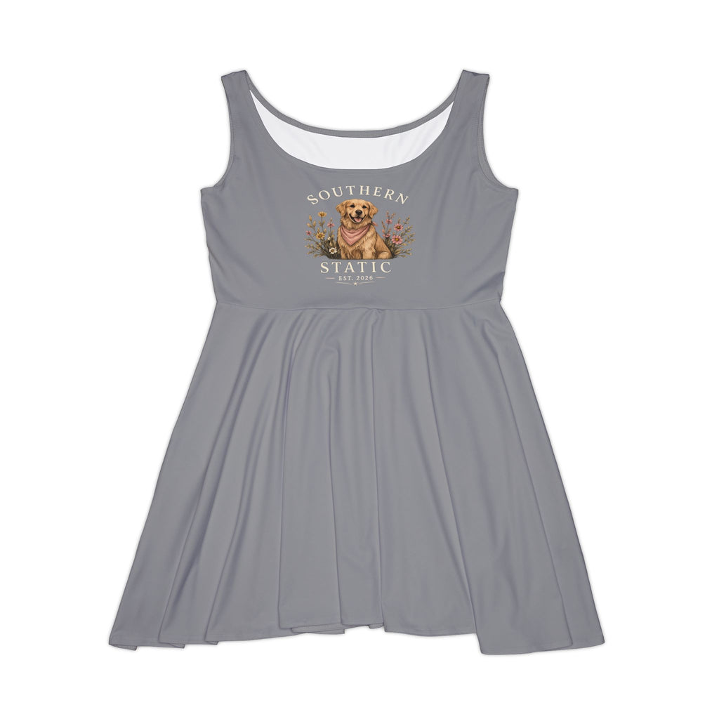 Copy of Golden Retriever Smile Skater Dress — Cute Dog Graphic Women’s Dress