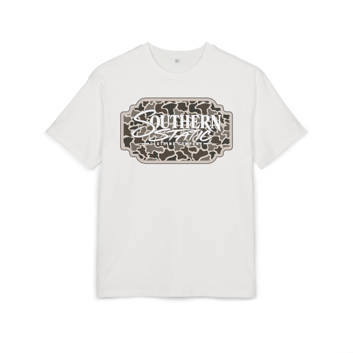 Southern Static Camo Logo Tee