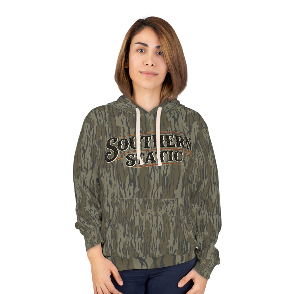 Camo "Southern Static" Hoodie — Realtree-Inspired Pullover for Outdoorsmen