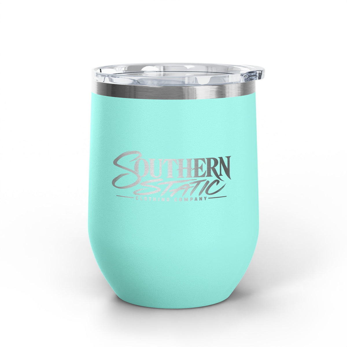 Southern Static 12oz Wine Tumbler - Insulated Stainless Steel Travel Cup