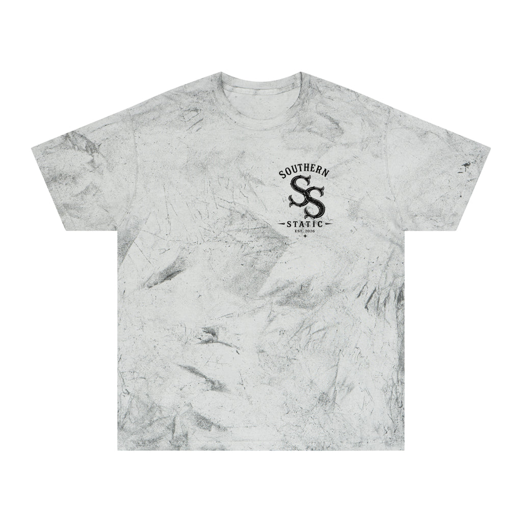 Tie-Dye Turkey Tee — "Southern Static" Graphic T-Shirt