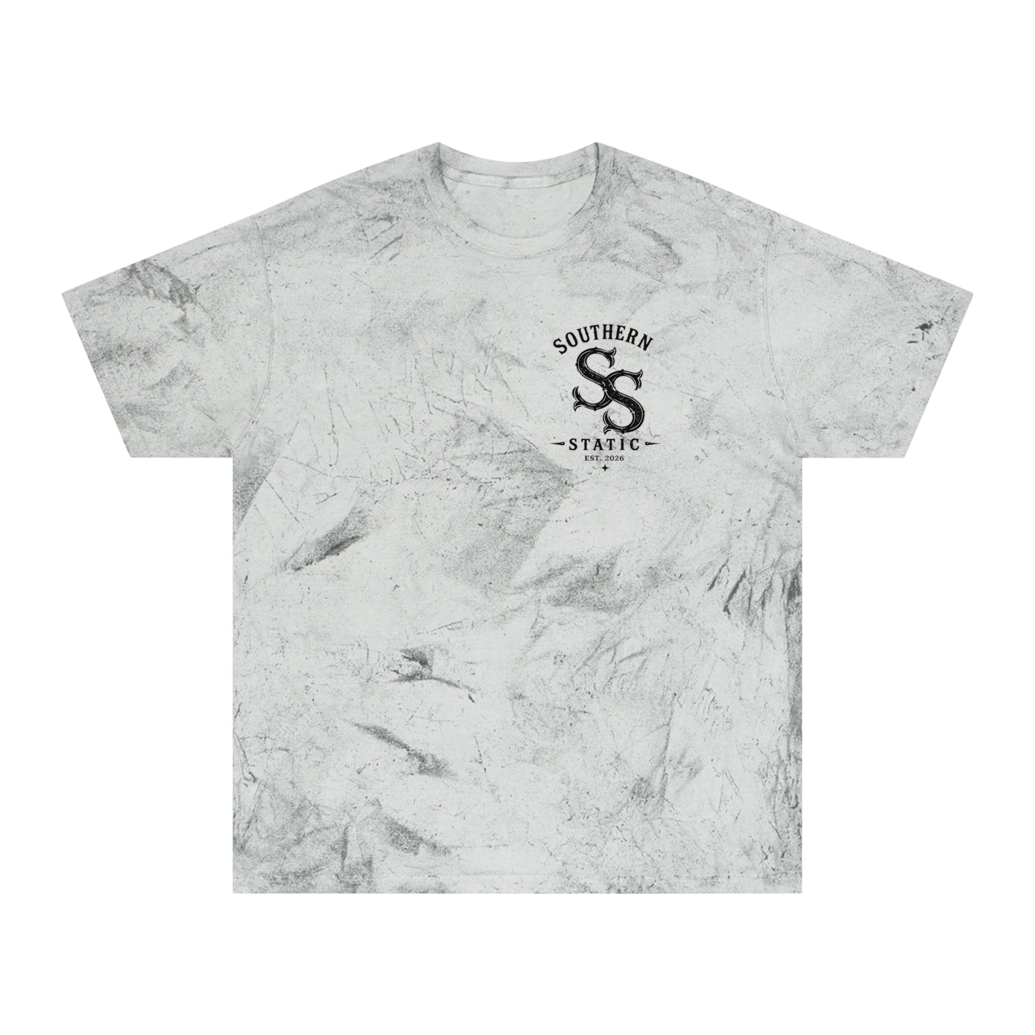 Tie-Dye Turkey Tee — "Southern Static" Graphic T-Shirt