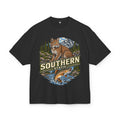 Southern Static Wildlife Tee — Bobcat & Trout Outdoor Graphic Shirt
