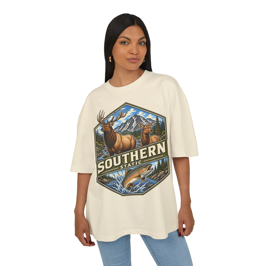 Southern Wilderness Graphic Tee — Elk & Trout Outdoor Nature T-Shirt
