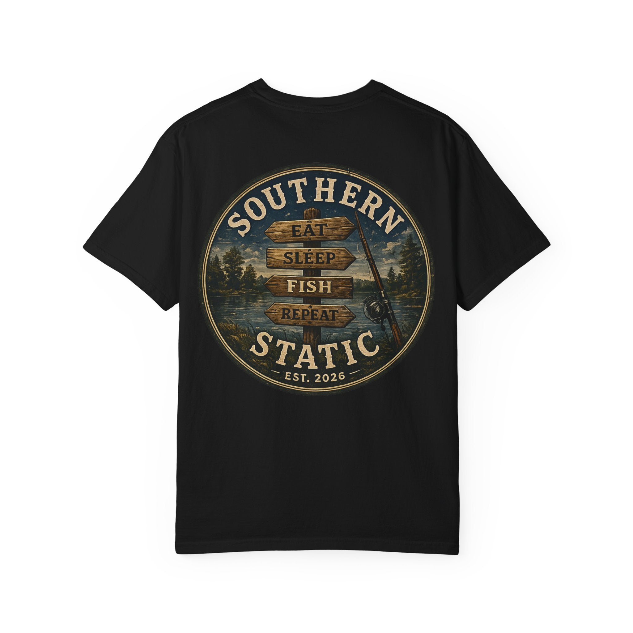 Southern Static "Eat Sleep Fish Repeat" T-Shirt