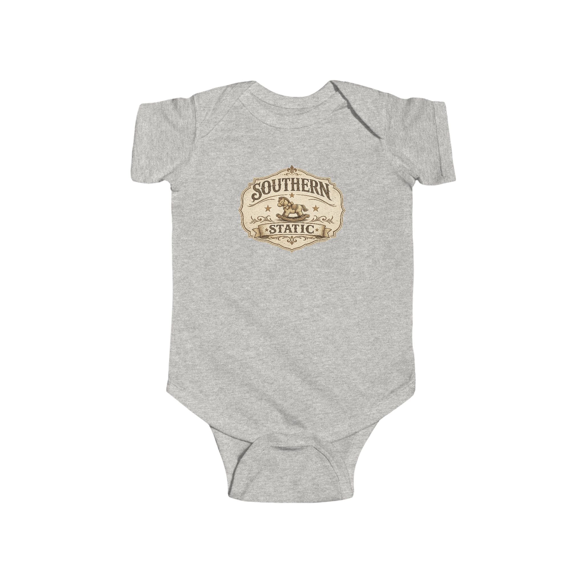 Southern Baby Bodysuit - Vintage 'Southern & Proud' Infant Onesie