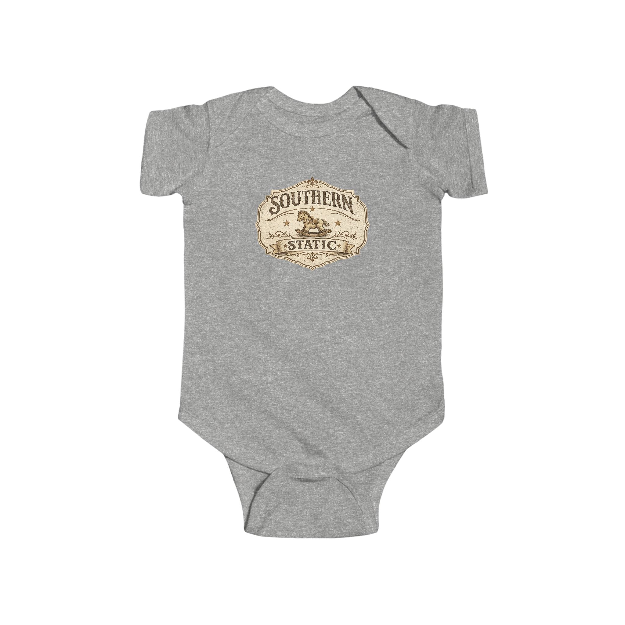 Southern Baby Bodysuit - Vintage 'Southern & Proud' Infant Onesie