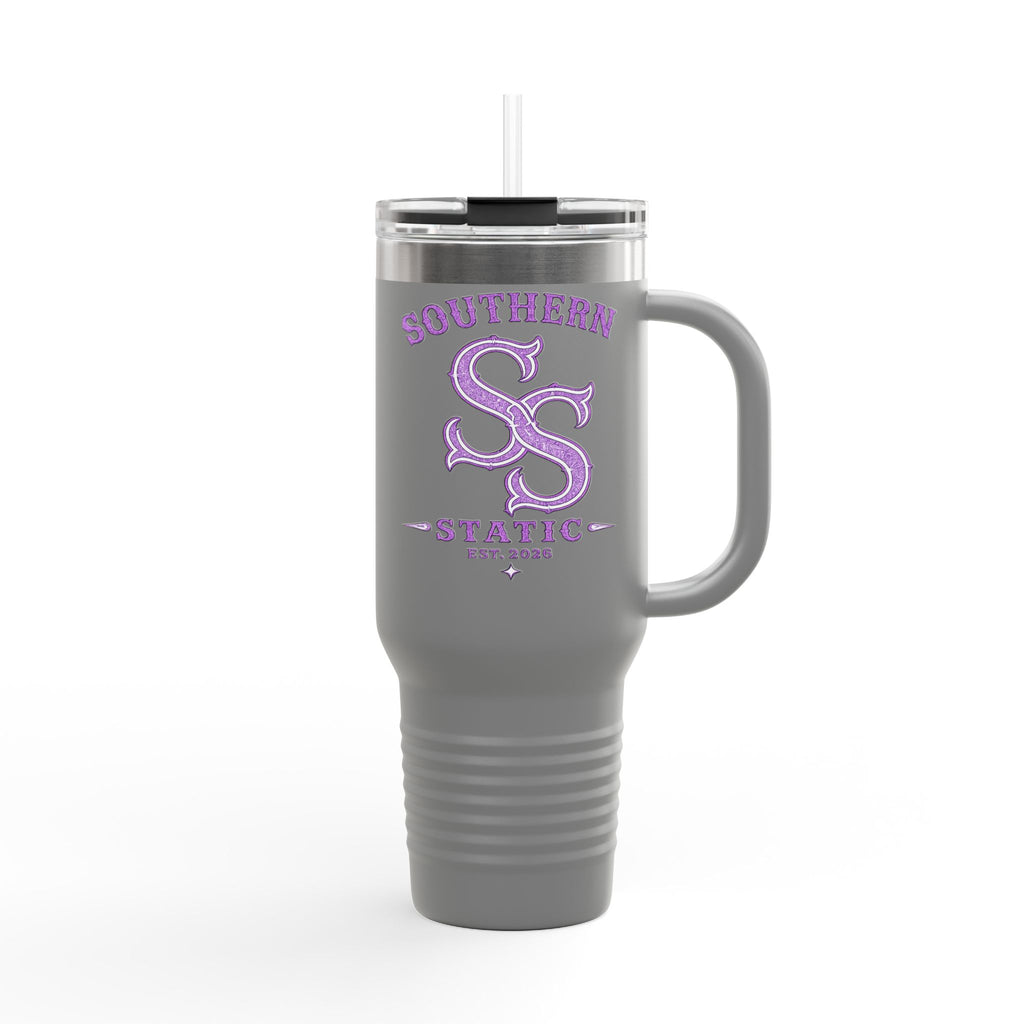 40oz Insulated Travel Mug — Southern Static Logo Stainless Tumbler