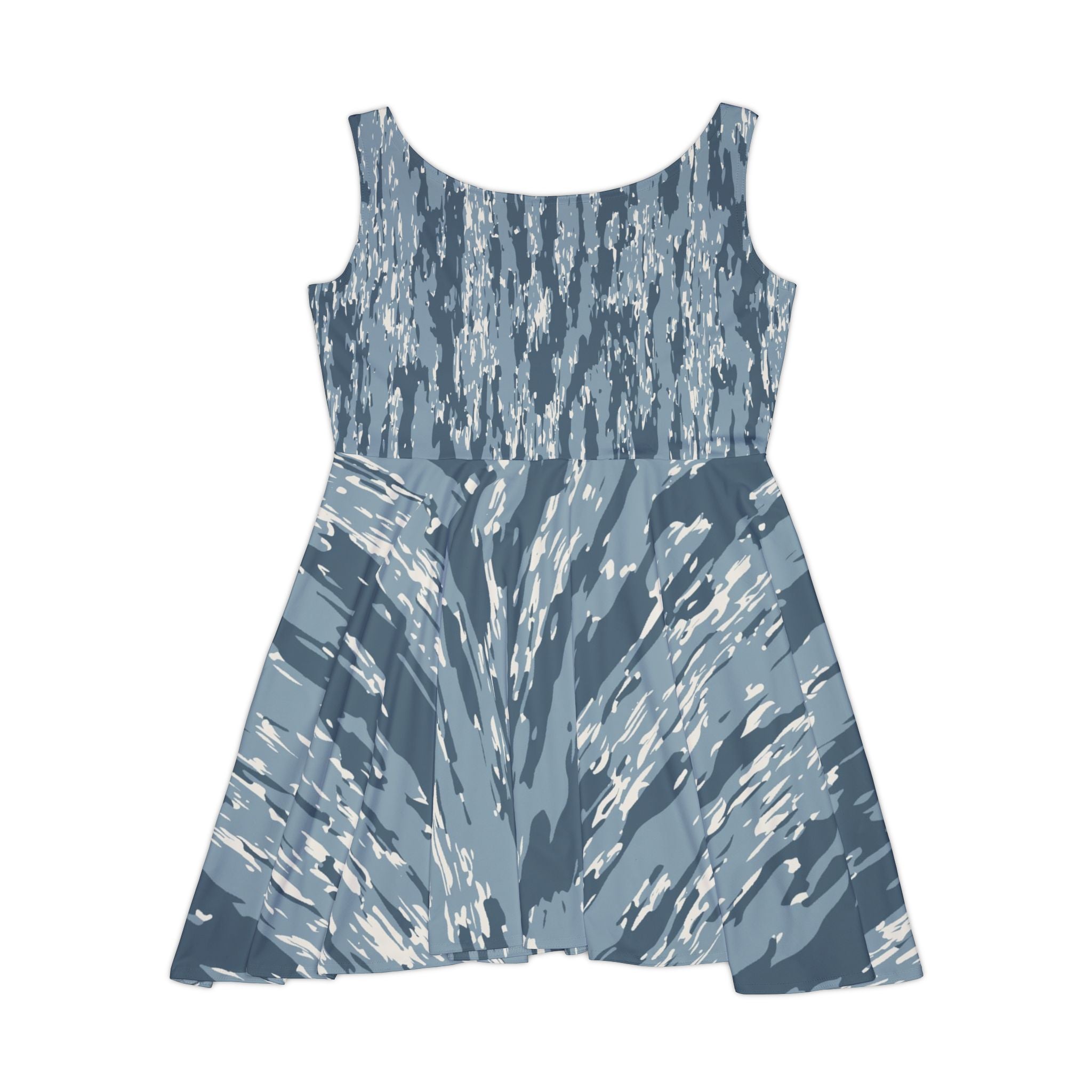 Southern State Logo Blue Camo Skater Dress